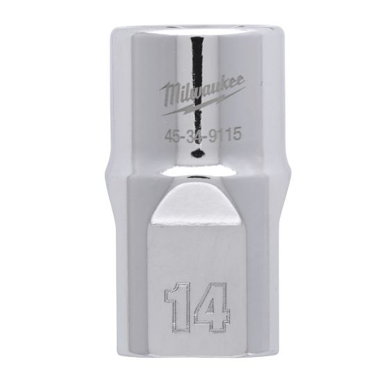 Afbeeldingen van MILWAUKEE Dop ½" metrisch FOUR FLAT 14MM