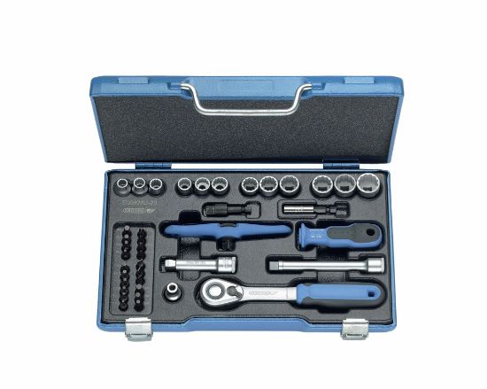 Afbeeldingen van GEDORE Dopsleutelset ⅜" D 30 KMU-20 IN-IS-PH-PZ-TX-XZN 40x