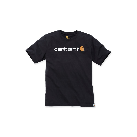 Afbeeldingen van CARHARTT T-shirt met logo 103361 zwart M