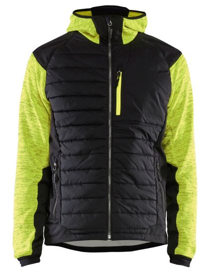 Afbeeldingen van BLÅKLÄDER Hybride jack 5930 High Vis geel/zwart 2XL
