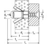 Afbeeldingen van Hollewandplug PD nylon 10X28MM