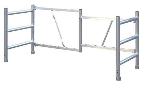 Afbeeldingen van Vouwopbouwframe 75CM 3 sporten