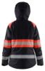 Afbeeldingen van BLÅKLÄDER Winterjas dames 4470 zwart/High Vis rood 3XL