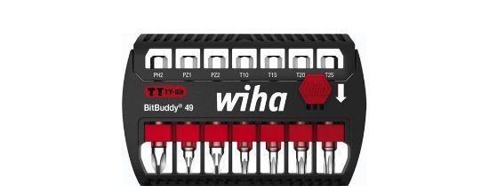 Afbeeldingen van WIHA Bitset BitBuddy TY-bit 7946TY ¼" 49MM PH/PZ/TX 8x