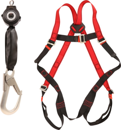 Afbeeldingen van KELFORT Valbeveiligingsset Basis bouw rood