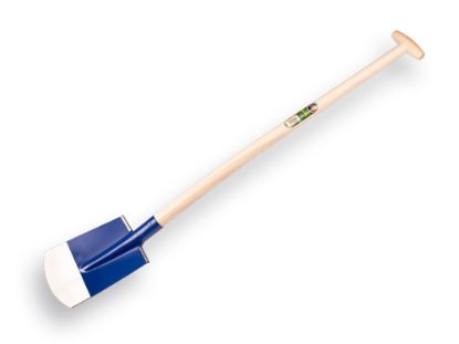 Afbeeldingen van ATLAS Hobbyspade blauw met opstap + T-steel 95CM 