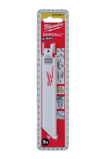 Afbeeldingen van MILWAUKEE Reciprozaagblad hout/metaal/kunststof 150MM 10/14TPI 50x