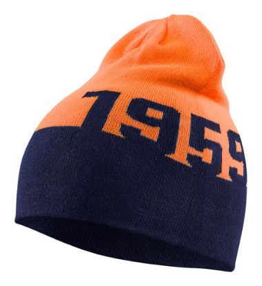 Afbeeldingen van BLÅKLÄDER Beanie kinderen 2057 marineblauw/High Vis oranje onesize
