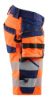 Afbeeldingen van BLÅKLÄDER Short met 4-weg stretch 1120 High Vis oranje/marineblauw C62