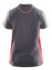 Afbeeldingen van BLÅKLÄDER Poloshirt piqué dames 3390 grijs/rood L