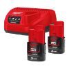 Afbeeldingen van MILWAUKEE Accu NRG pakket 2X3,0Ah + oplader M12NRG-302