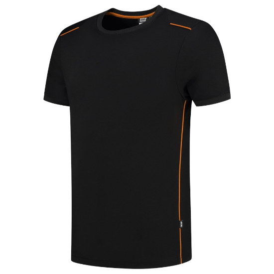 Afbeeldingen van TRICORP T-shirt Accent 102703 zwart/oranje S