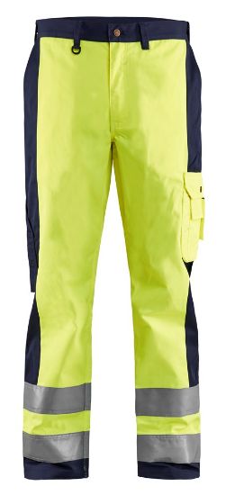 Afbeeldingen van BLÅKLÄDER Werkbroek 1583 High Vis geel/marineblauw C60