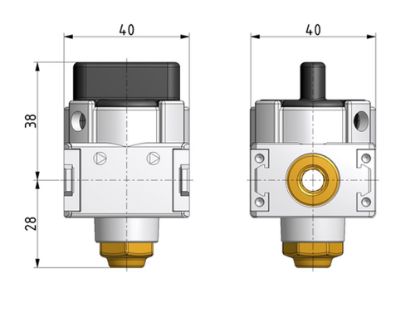 Afbeeldingen van Strainer messing NI G1.½" 50 µm