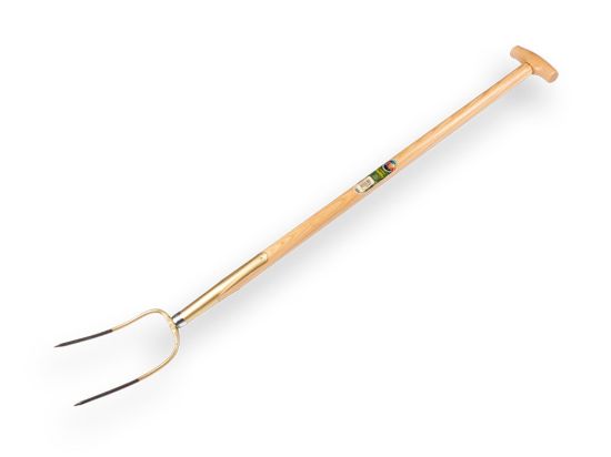 Afbeeldingen van OFFNER Grasvork 2-tands met essen T-steel 100CM t.b.v. grasrollen