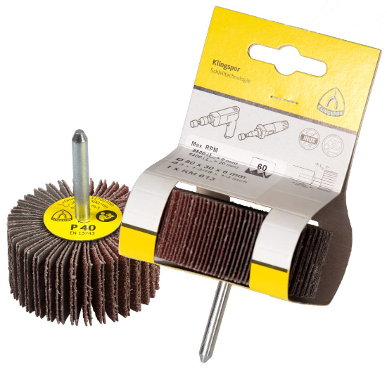Afbeeldingen van Stiftschuurwiel KM613 60X30X6MM K60 in DIY verpakking
