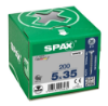Afbeeldingen van SPAX Spaanplaatschroef verzonkenkop WIROX voldraad PZ2 5X35MM