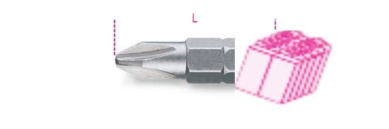 Afbeeldingen van BETA Bit ¼" PH3 25MM 861PH/C 3