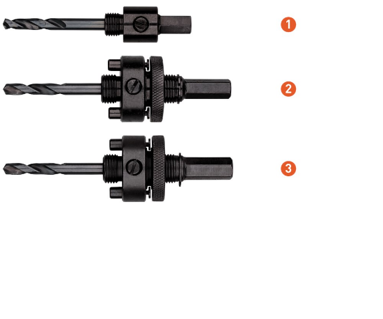 Afbeeldingen van ROTEC Standaard adapter 6-kant 11 t.b.v. gatzagen 32-152MM