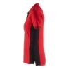 Afbeeldingen van BLÅKLÄDER Poloshirt piqué dames 3390 rood/zwart S