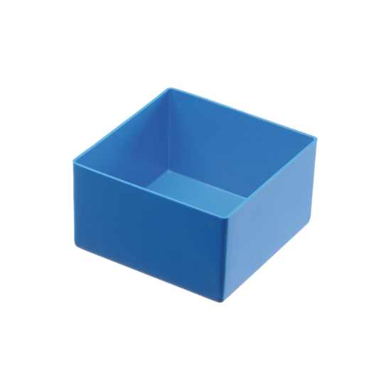Afbeeldingen van Inzetbakje blauw 108X108X63MM