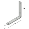 Afbeeldingen van GEBR. BODEGRAVEN Dorpelhoek zwaar ZM 125X125MM 20X4MM