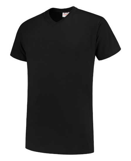 Afbeeldingen van TRICORP T-shirt V-hals 101007 zwart 7XL