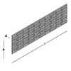 Afbeeldingen van GEBR. BODEGRAVEN Spijkerplaat SV 75X256MM 1,25MM