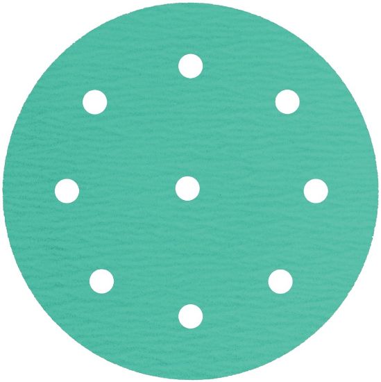 Afbeeldingen van Schuurschijf PS77CK met actieve bekleding en klittenband 125MM K60 stansvorm GLS27