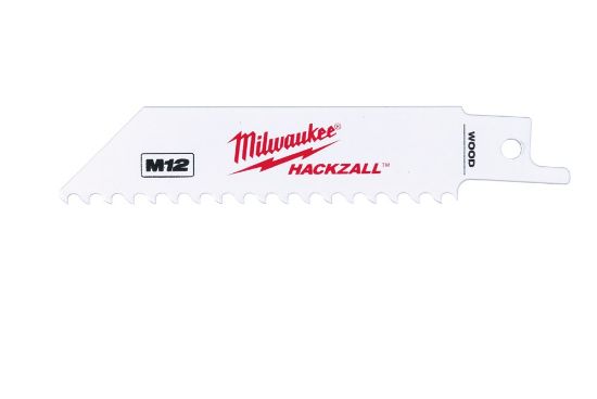 Afbeeldingen van MILWAUKEE Reciprozaagblad Hackzall hout/kunststof Hackzall 4,2X100MM 6TPI 5x