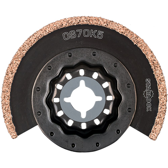 Afbeeldingen van ROTEC Segmentzaagblad Starlock OS 70K5 HM-Riff 70MM