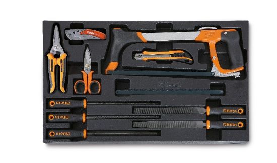 Afbeeldingen van BETA Harde inlegbak + 10x gereedschap T284