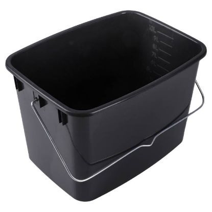 Afbeeldingen van COPENHAGEN PRO Verfemmer kunststof zwart met metalen hengsel 10L