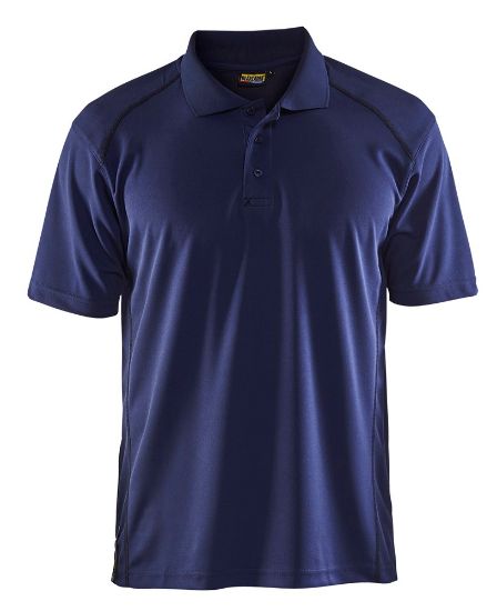 Afbeeldingen van BLÅKLÄDER Polo piqué UV 3326 marineblauw XS