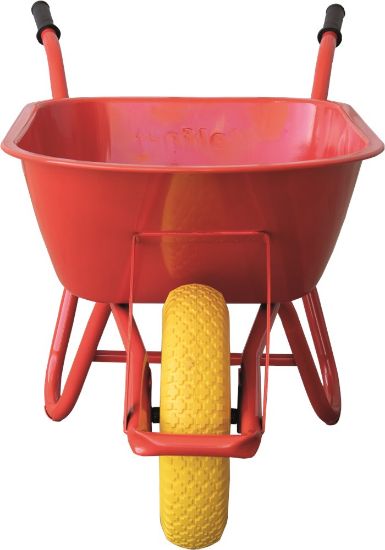 Afbeeldingen van KELFORT Rondneuskruiwagen QUAD staal ronde buis 85L