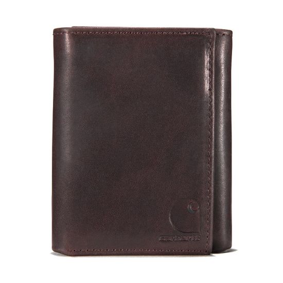 Afbeeldingen van CARHARTT Portemonnee oil tan leder 800662 donkerbruin onesize