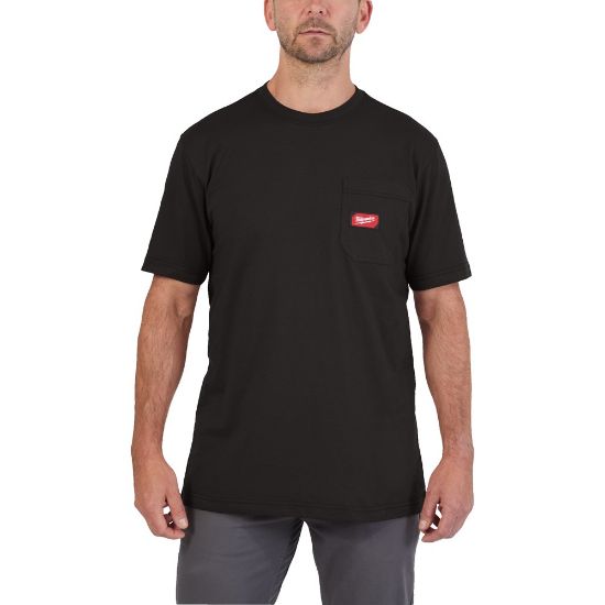 Afbeeldingen van MILWAUKEE T-shirt work WTSSBL zwart XL