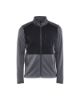 Afbeeldingen van BLÅKLÄDER Sweatshirt met rits 3548 zwart mêlee M