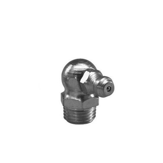 Afbeeldingen van Smeernippel 90° RVS M8X1,0