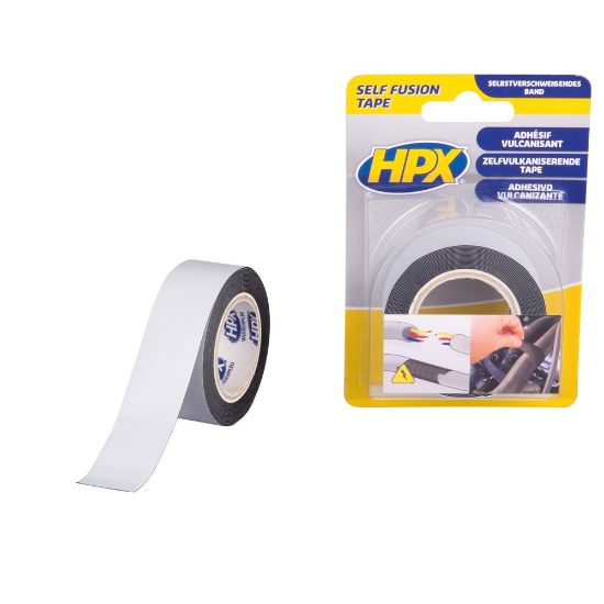 Afbeeldingen van HPX Zelfvulkaniserende tape zwart 25MM 3M
