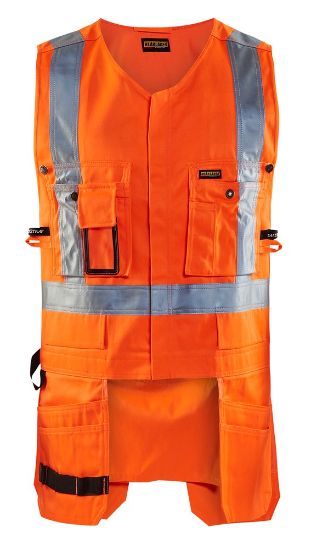 Afbeeldingen van BLÅKLÄDER Werkvest 3027 High Vis oranje M