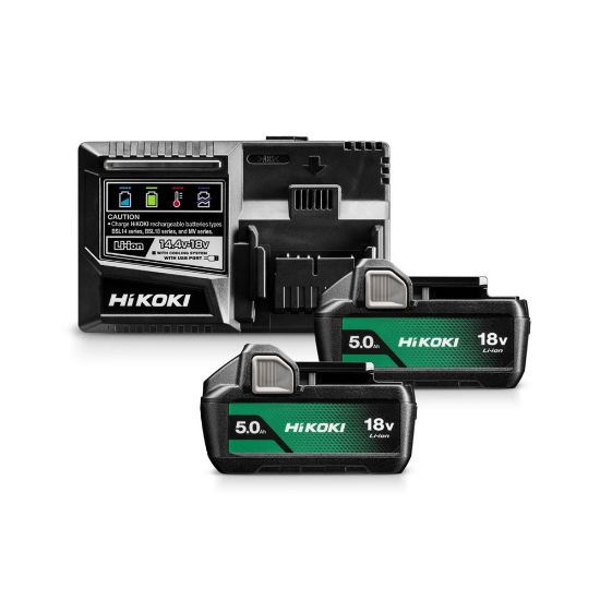 Afbeeldingen van HIKOKI Boosterpack UC18YSL3WKZ met snellader UC18YSL3 & 2x BSL1850MA