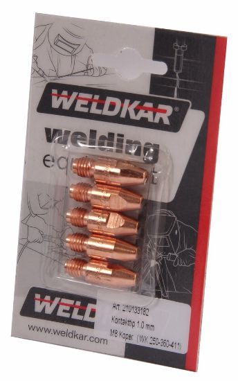 Afbeeldingen van Kontakttip M8 koper 1,0X30MM 5x