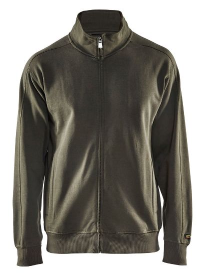 Afbeeldingen van BLÅKLÄDER Sweatshirt lange rits 3349 army groen XS