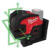 Afbeeldingen van MILWAUKEE Accu groene kruislijnlaser/loodlaser M12CLLP4-0C 4 punten BODY