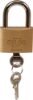 Afbeeldingen van OXLOC Cilinderhangslot EV messing laag 50MM KA5004