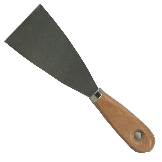 Afbeeldingen van MELKMEISJE Plamuurmes houten heft 40MM