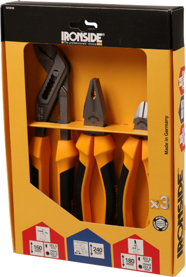 Afbeeldingen van IRONSIDE Tangenset 2-componenten 3x
