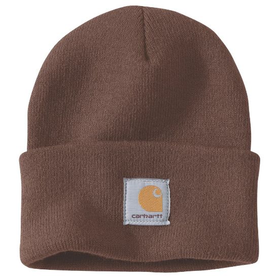Afbeeldingen van CARHARTT Muts ribgebreid A18 mocha onesize
