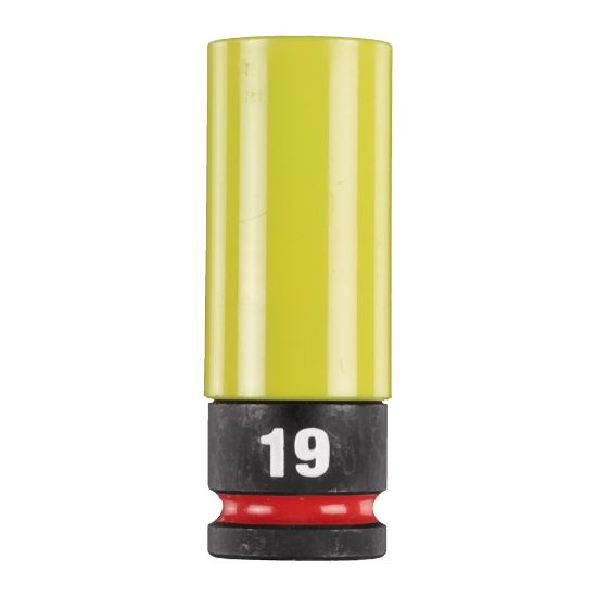 Afbeeldingen van MILWAUKEE Slagmoerdop ½" SHOCKWAVE met sleeve HEX 19MM